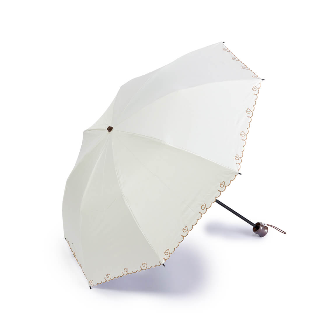 晴雨兼用 犬モチーフデザイン折りたたみ傘