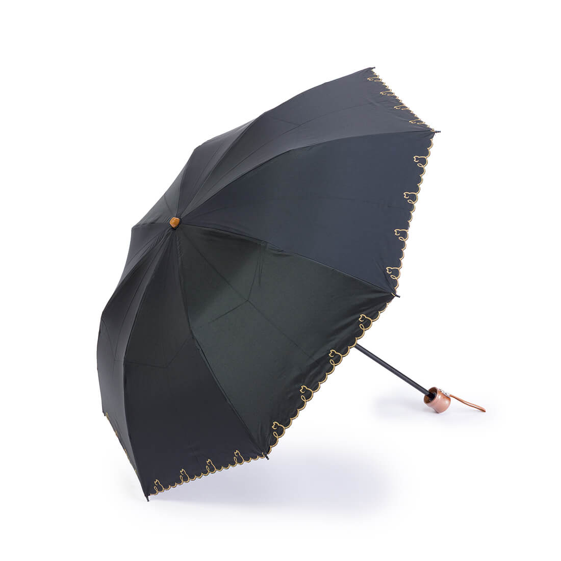 晴雨兼用 猫モチーフデザイン折りたたみ傘