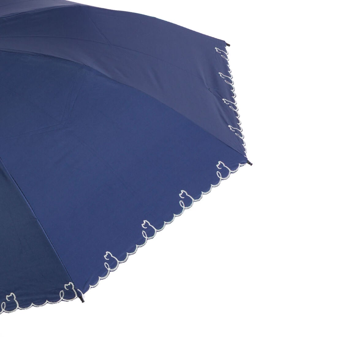 晴雨兼用 猫モチーフデザイン折りたたみ傘