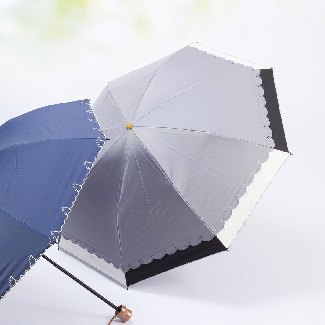 晴雨兼用 花柄ヒートカット加工折りたたみ傘 | バルコス公式オンライン