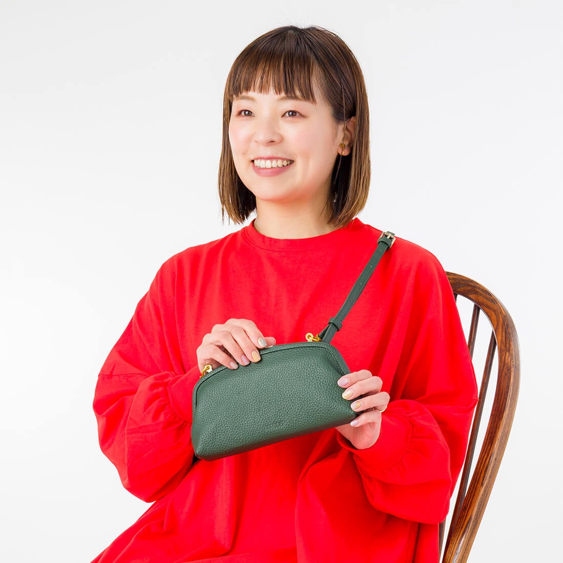 多機能シュリンクレザーお財布ポシェット